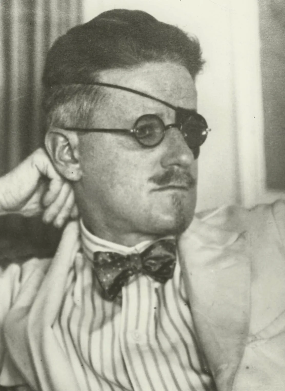 A photographic portrait of James Joyce